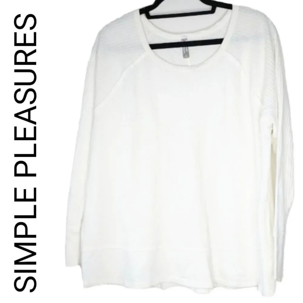 SIMPLE PLEASURES BLOUSE - WHITE